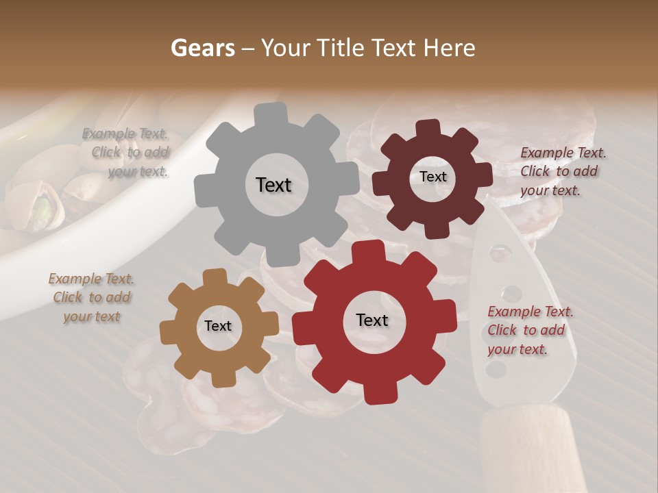 Tradition Knife Carbohydrate PowerPoint Template