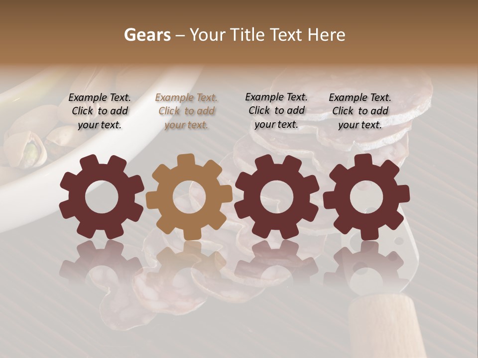 Tradition Knife Carbohydrate PowerPoint Template