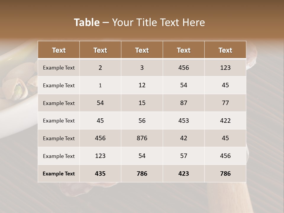 Tradition Knife Carbohydrate PowerPoint Template