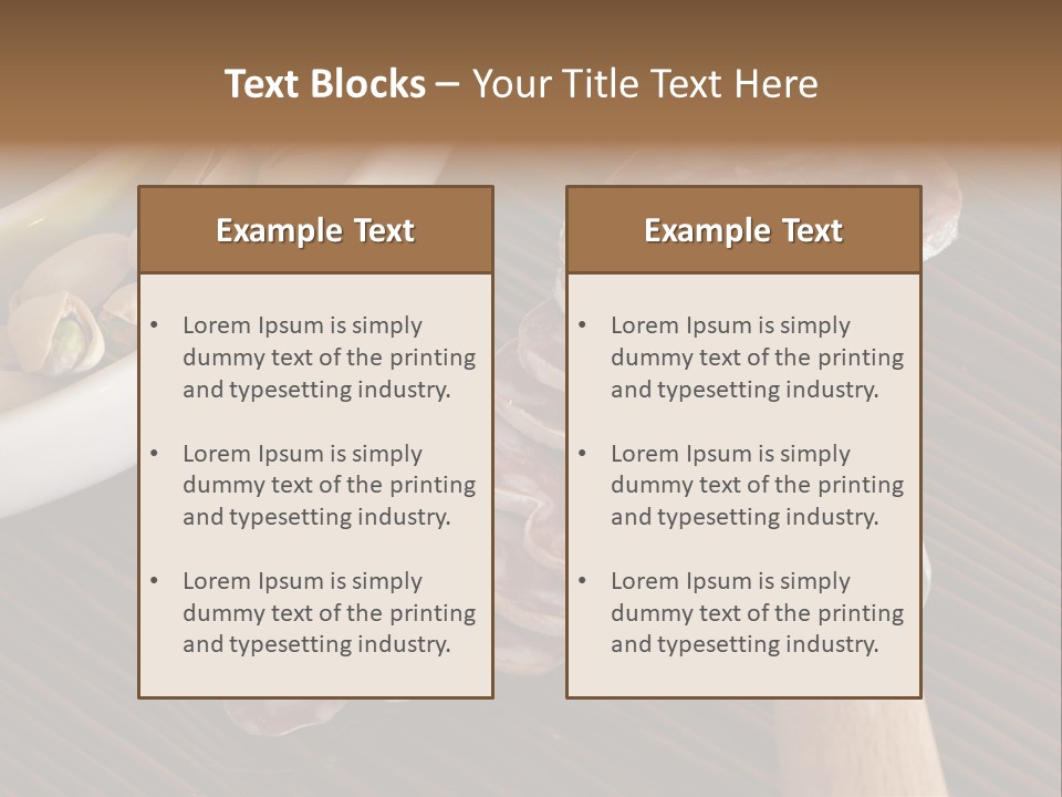 Tradition Knife Carbohydrate PowerPoint Template