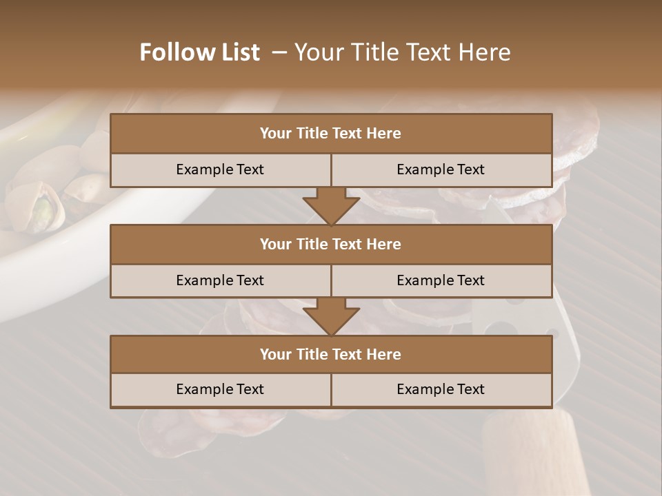 Tradition Knife Carbohydrate PowerPoint Template