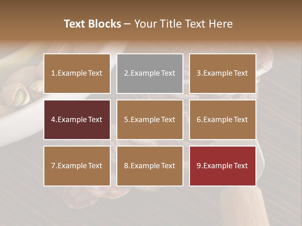 Tradition Knife Carbohydrate PowerPoint Template