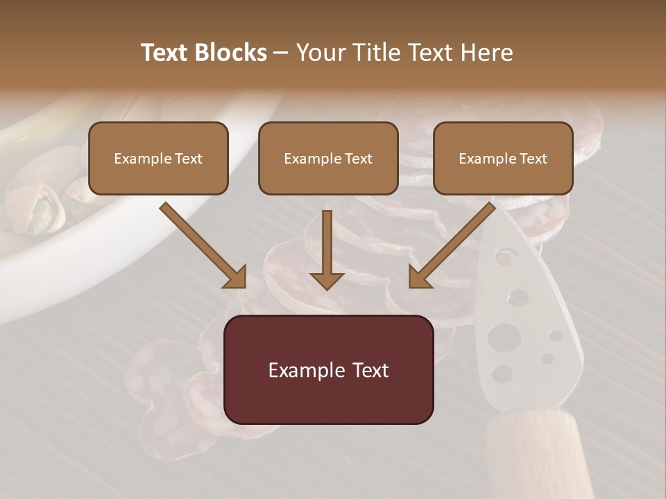 Tradition Knife Carbohydrate PowerPoint Template