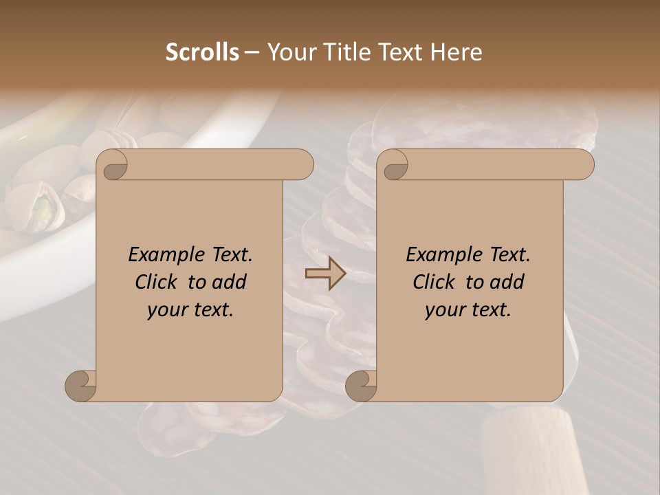 Tradition Knife Carbohydrate PowerPoint Template