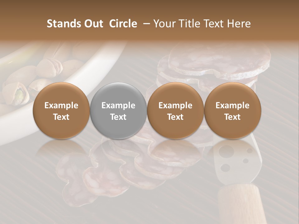 Tradition Knife Carbohydrate PowerPoint Template