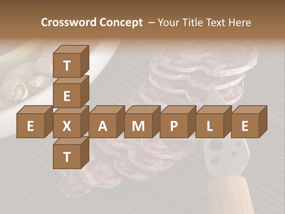 Tradition Knife Carbohydrate PowerPoint Template