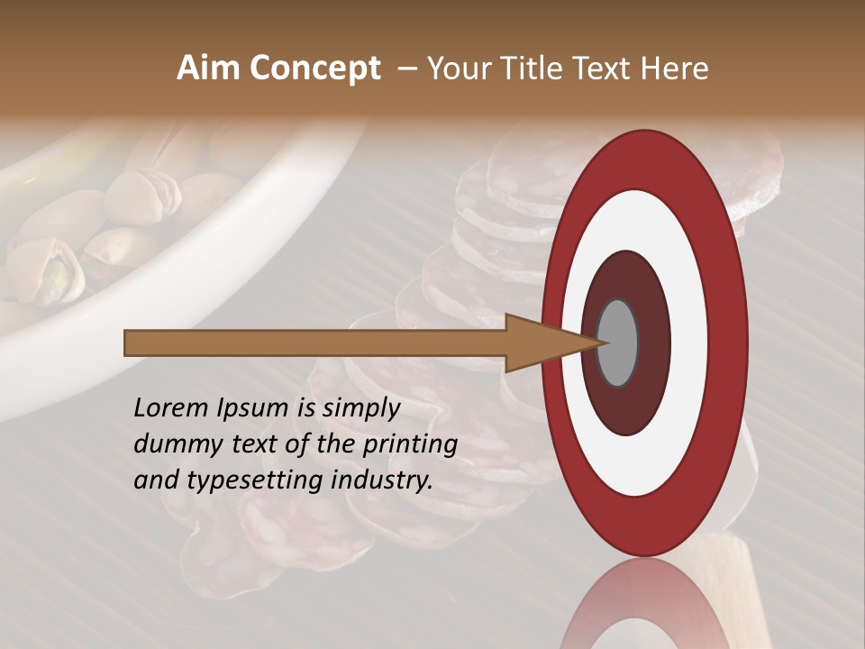 Tradition Knife Carbohydrate PowerPoint Template