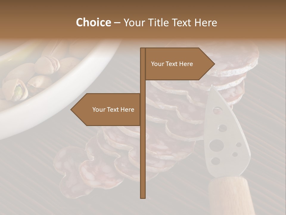 Tradition Knife Carbohydrate PowerPoint Template