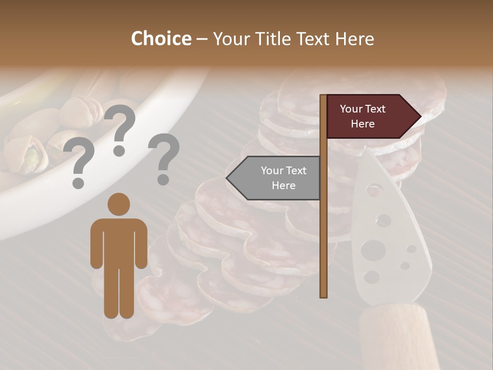 Tradition Knife Carbohydrate PowerPoint Template