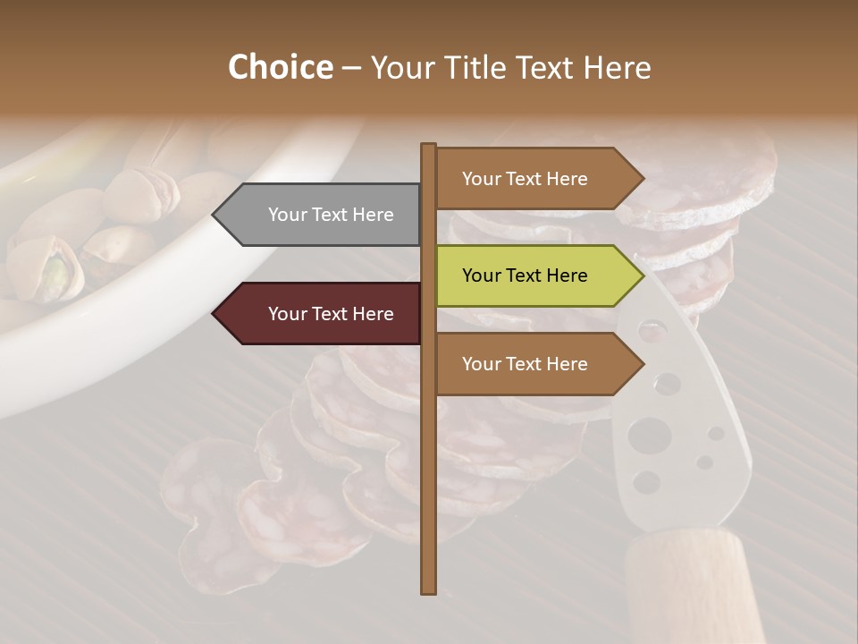 Tradition Knife Carbohydrate PowerPoint Template