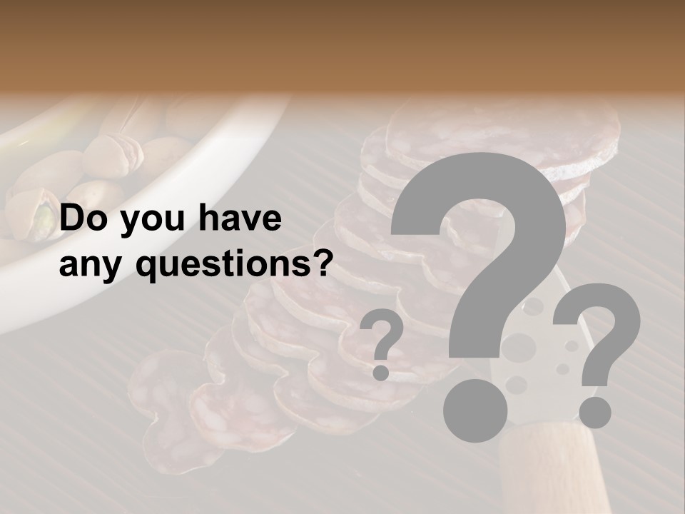 Tradition Knife Carbohydrate PowerPoint Template