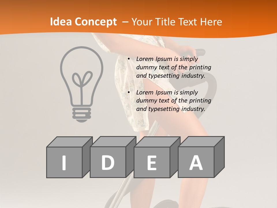 Cleaning House Household PowerPoint Template