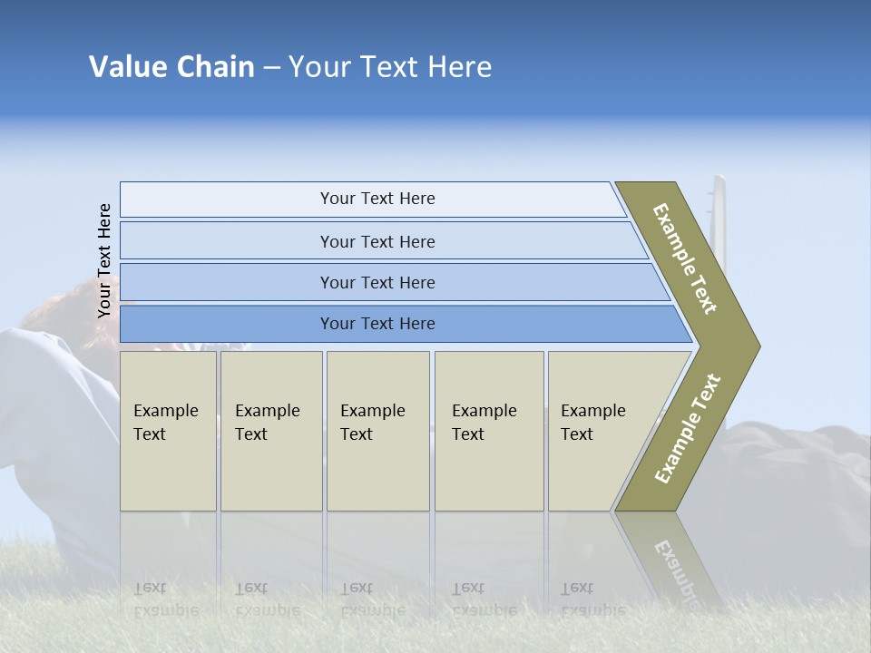 Lawn Business Man PowerPoint Template