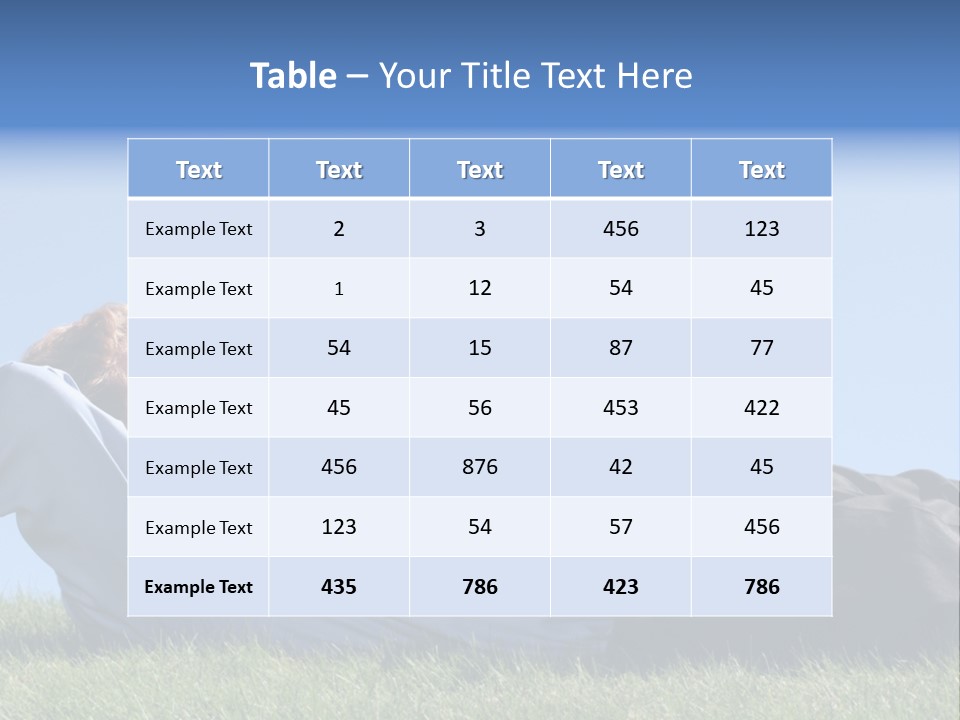 Lawn Business Man PowerPoint Template
