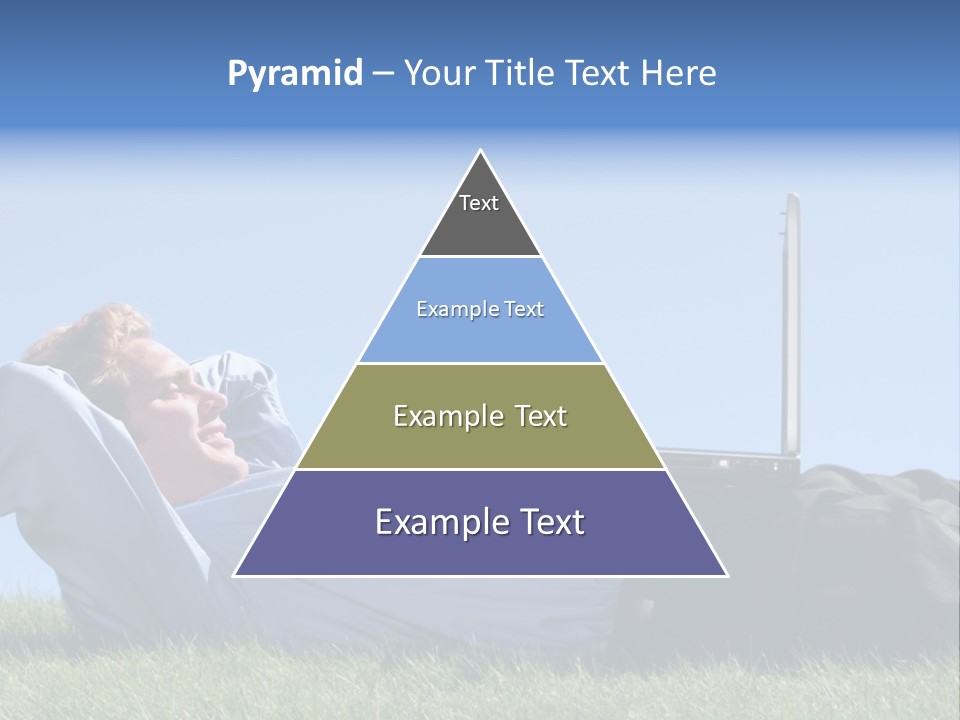 Lawn Business Man PowerPoint Template