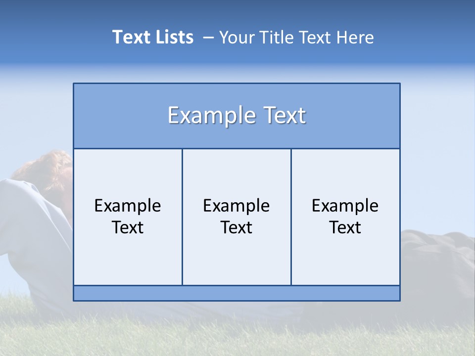 Lawn Business Man PowerPoint Template