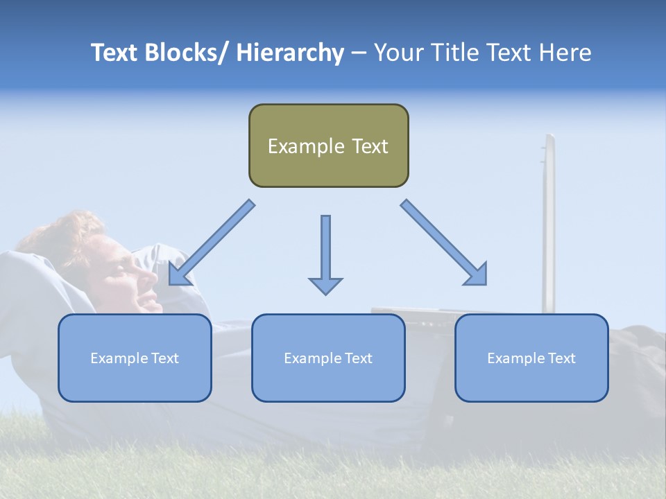 Lawn Business Man PowerPoint Template