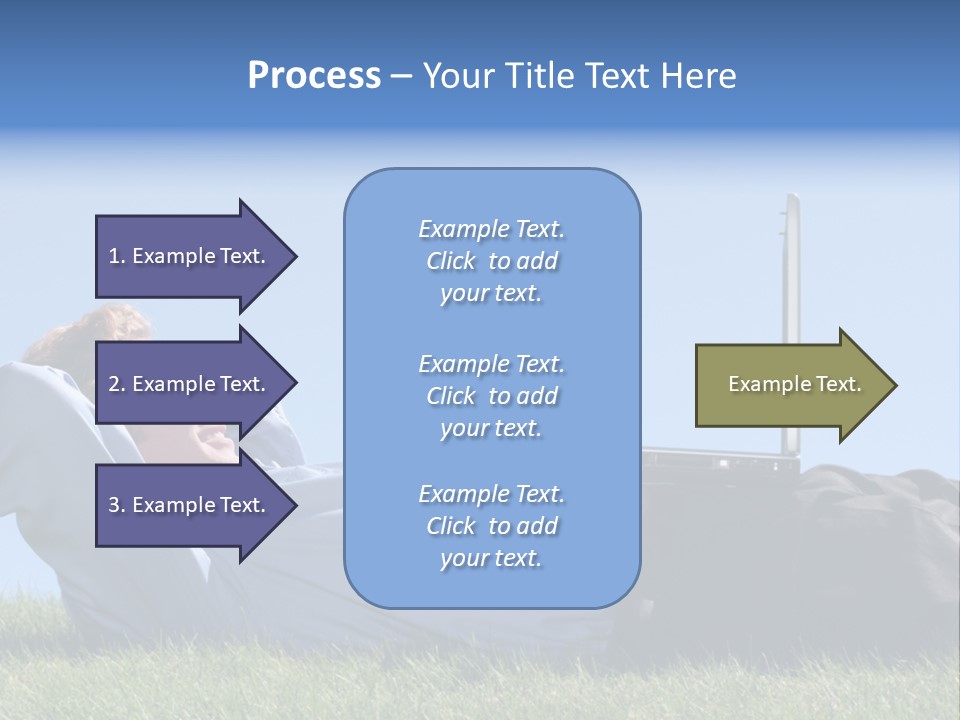 Lawn Business Man PowerPoint Template
