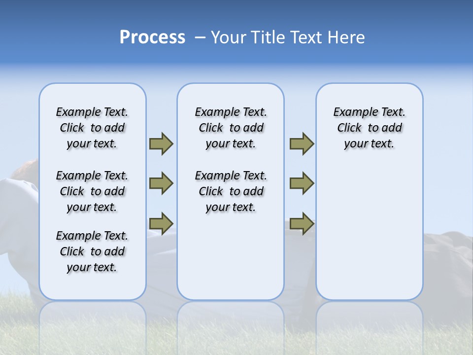 Lawn Business Man PowerPoint Template