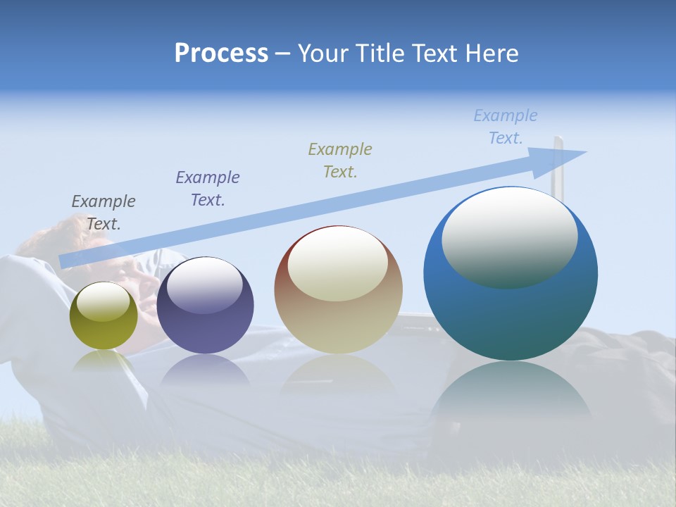 Lawn Business Man PowerPoint Template