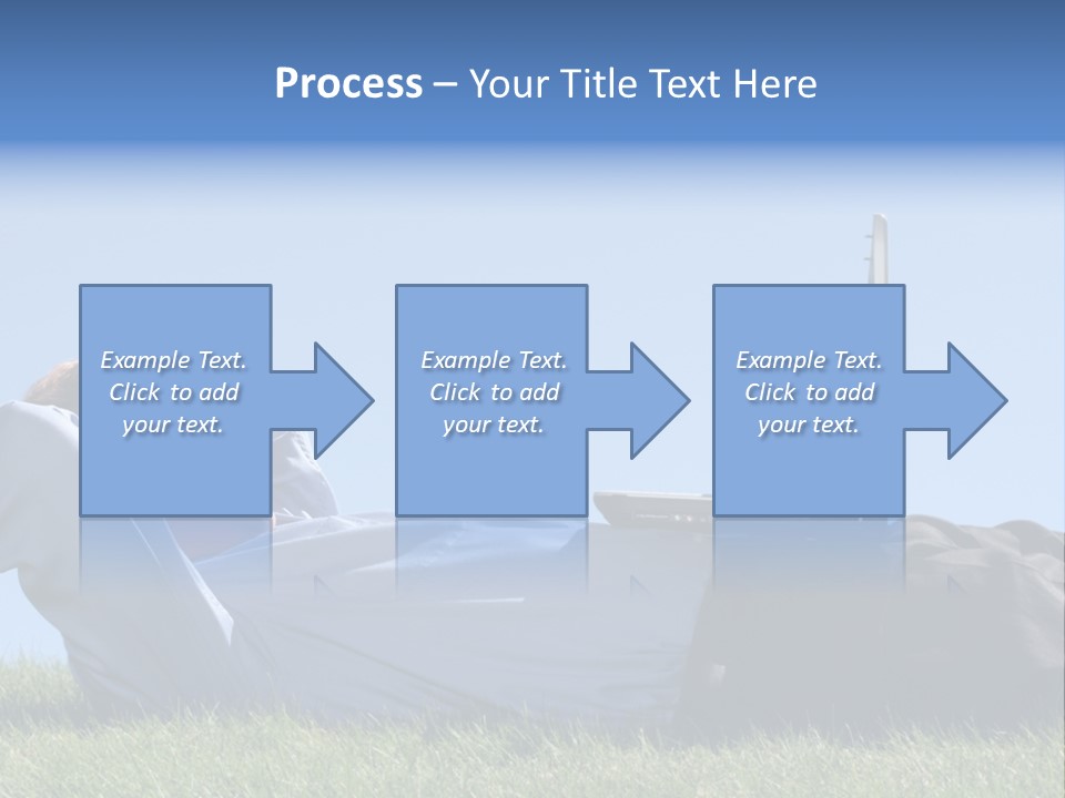 Lawn Business Man PowerPoint Template