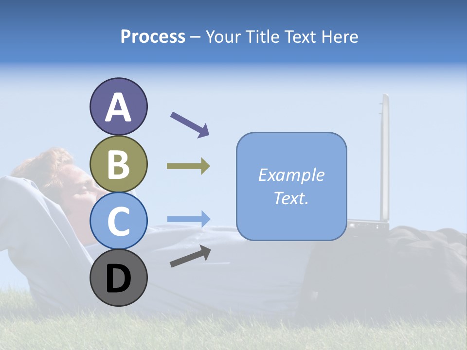 Lawn Business Man PowerPoint Template