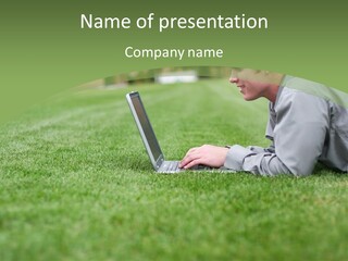 Chill Spring Hand PowerPoint Template