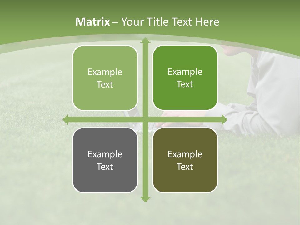 Chill Spring Hand PowerPoint Template