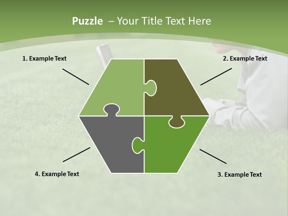 Chill Spring Hand PowerPoint Template