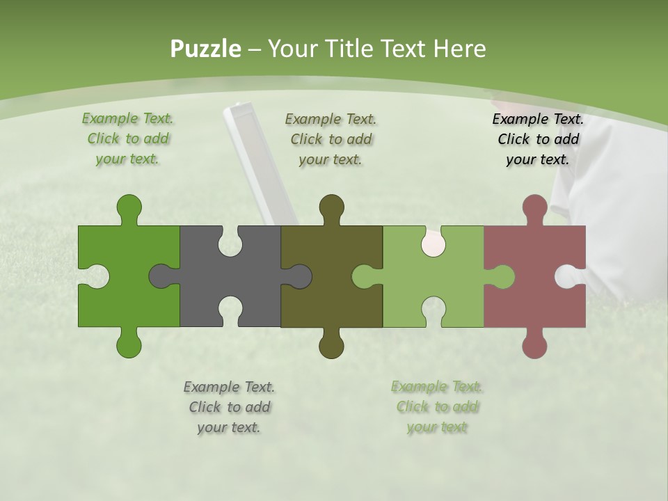 Chill Spring Hand PowerPoint Template