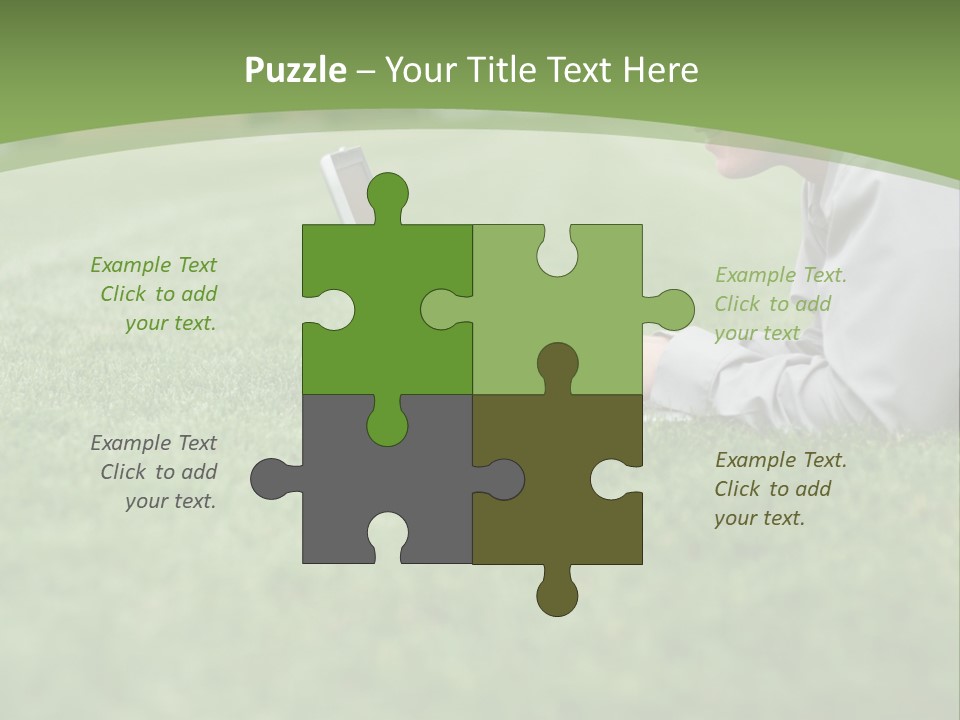 Chill Spring Hand PowerPoint Template