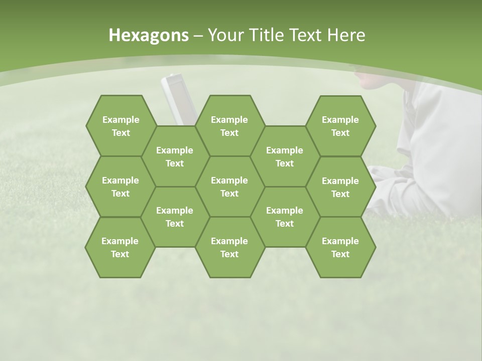 Chill Spring Hand PowerPoint Template