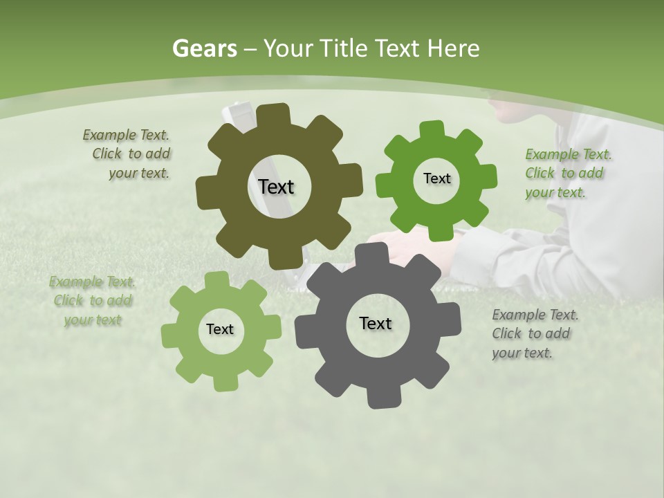 Chill Spring Hand PowerPoint Template