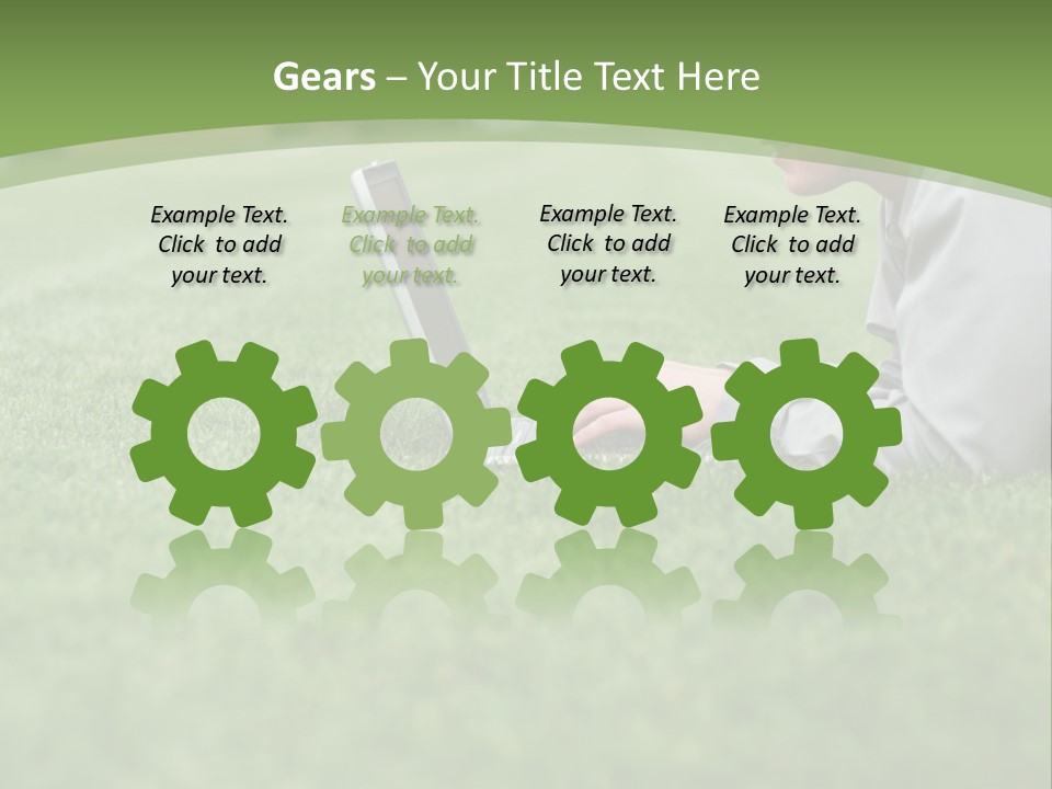 Chill Spring Hand PowerPoint Template