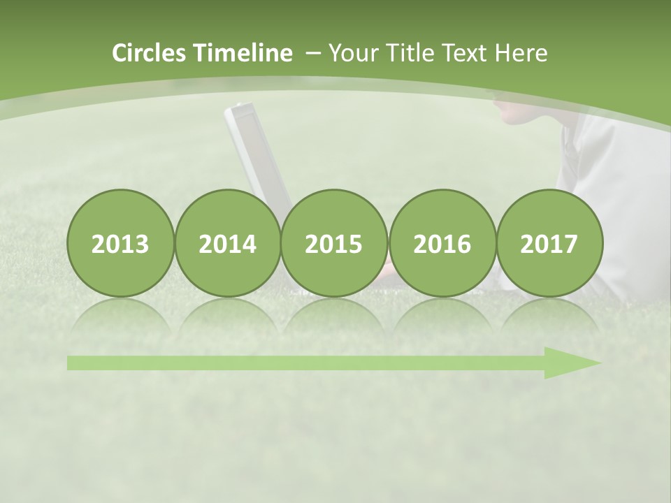 Chill Spring Hand PowerPoint Template