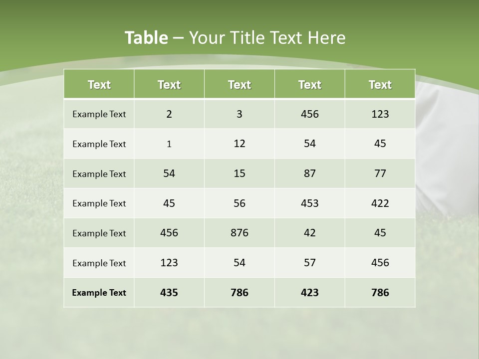 Chill Spring Hand PowerPoint Template