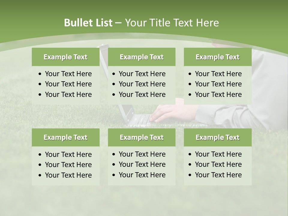 Chill Spring Hand PowerPoint Template