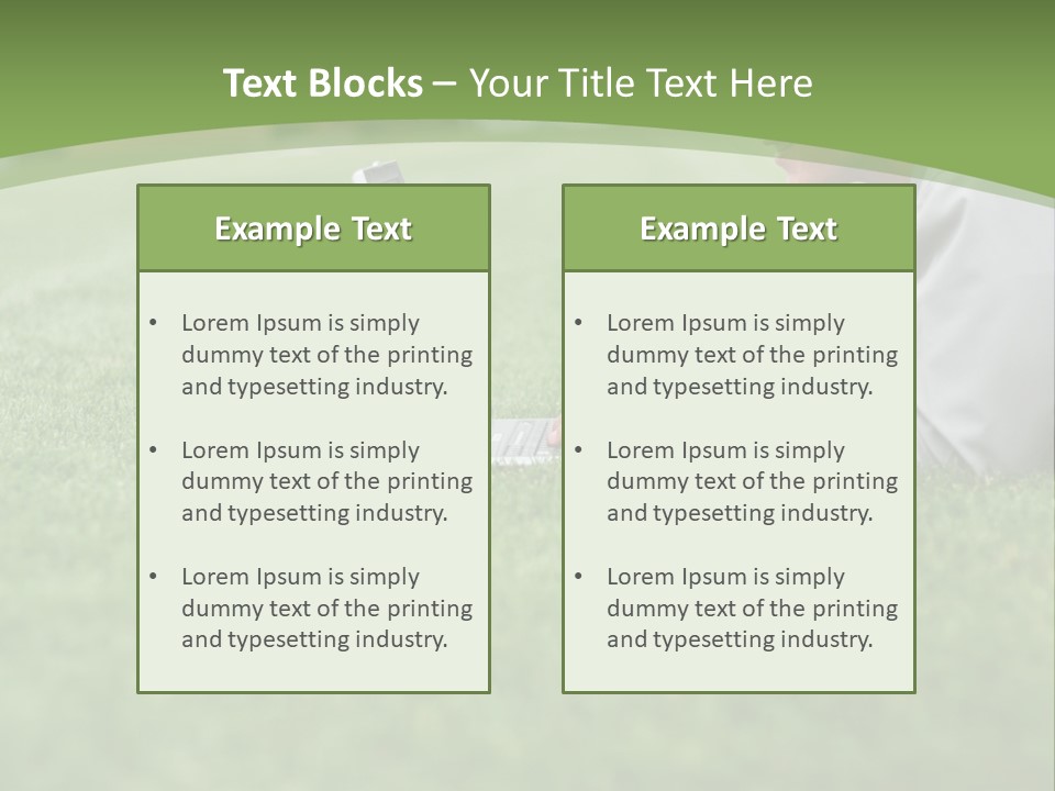 Chill Spring Hand PowerPoint Template