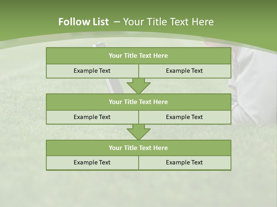 Chill Spring Hand PowerPoint Template