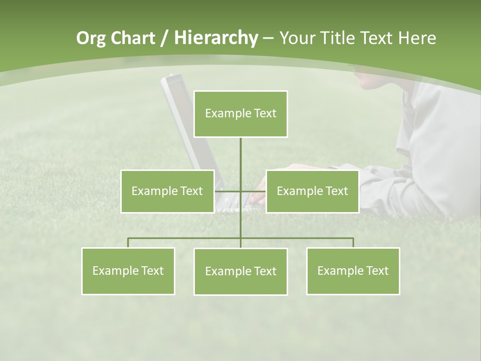 Chill Spring Hand PowerPoint Template