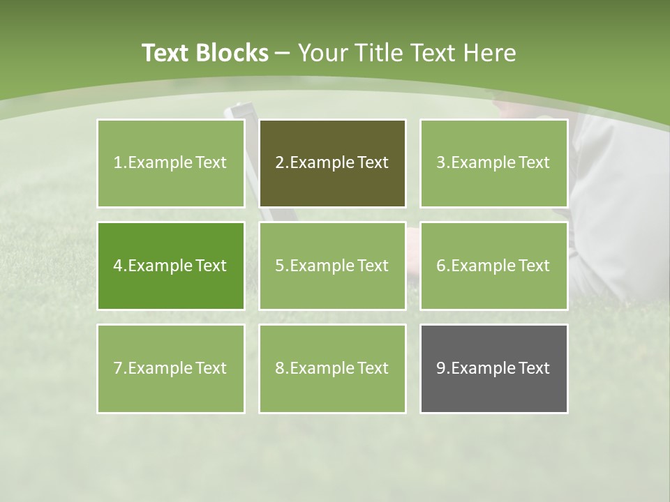 Chill Spring Hand PowerPoint Template