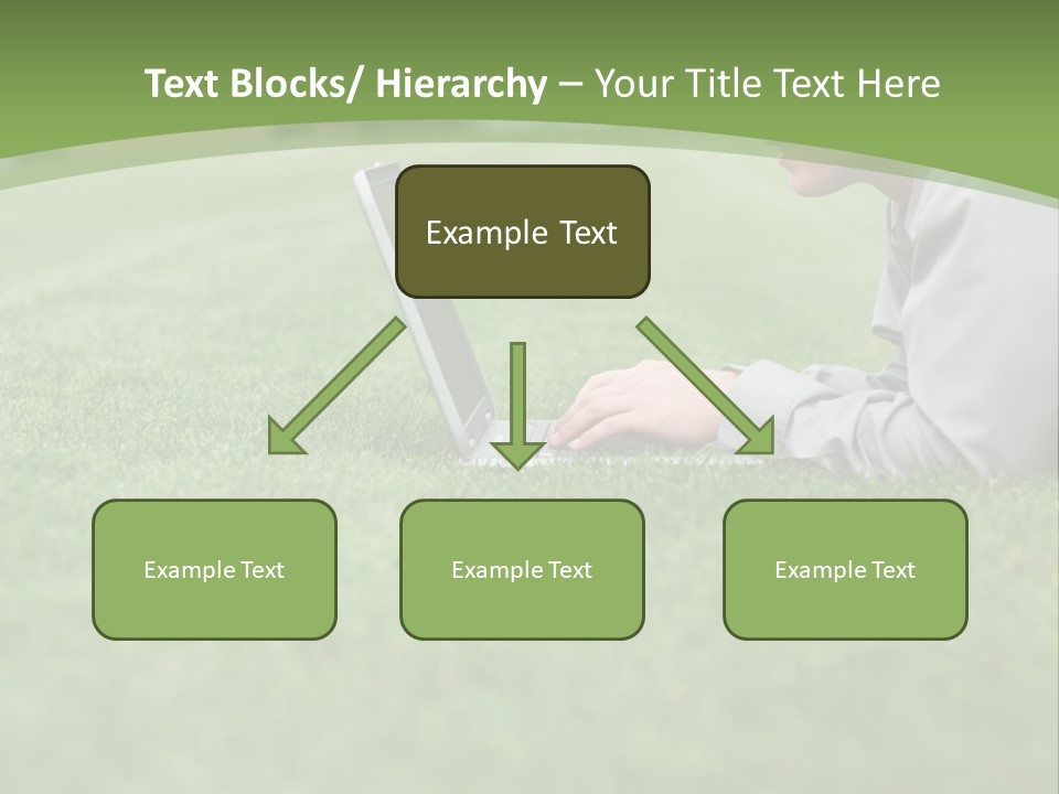 Chill Spring Hand PowerPoint Template