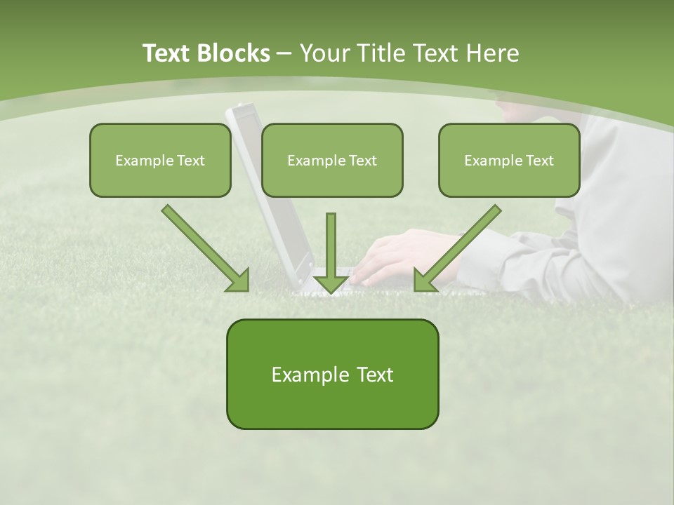 Chill Spring Hand PowerPoint Template