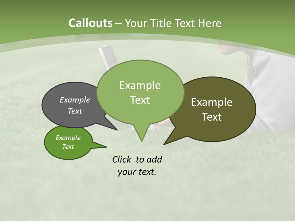 Chill Spring Hand PowerPoint Template