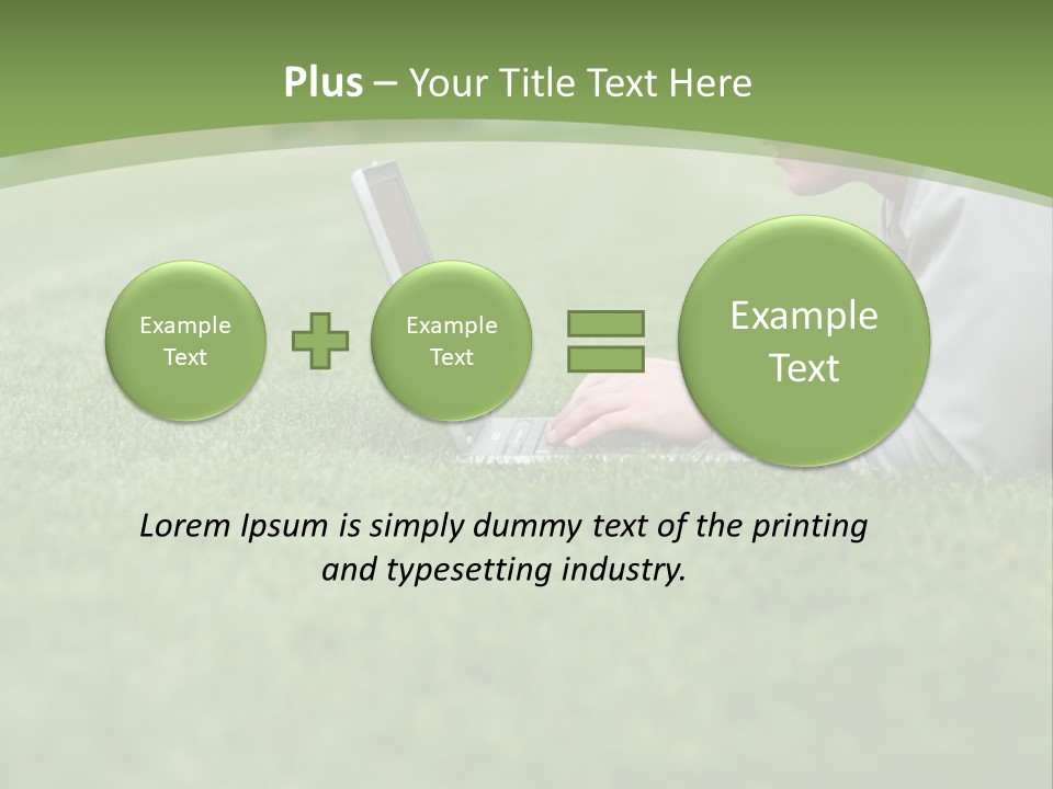 Chill Spring Hand PowerPoint Template