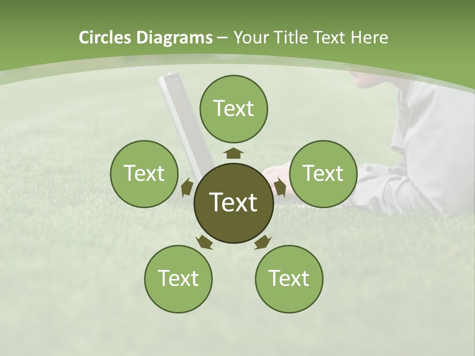 Chill Spring Hand PowerPoint Template