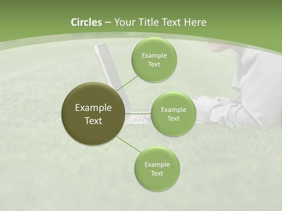 Chill Spring Hand PowerPoint Template