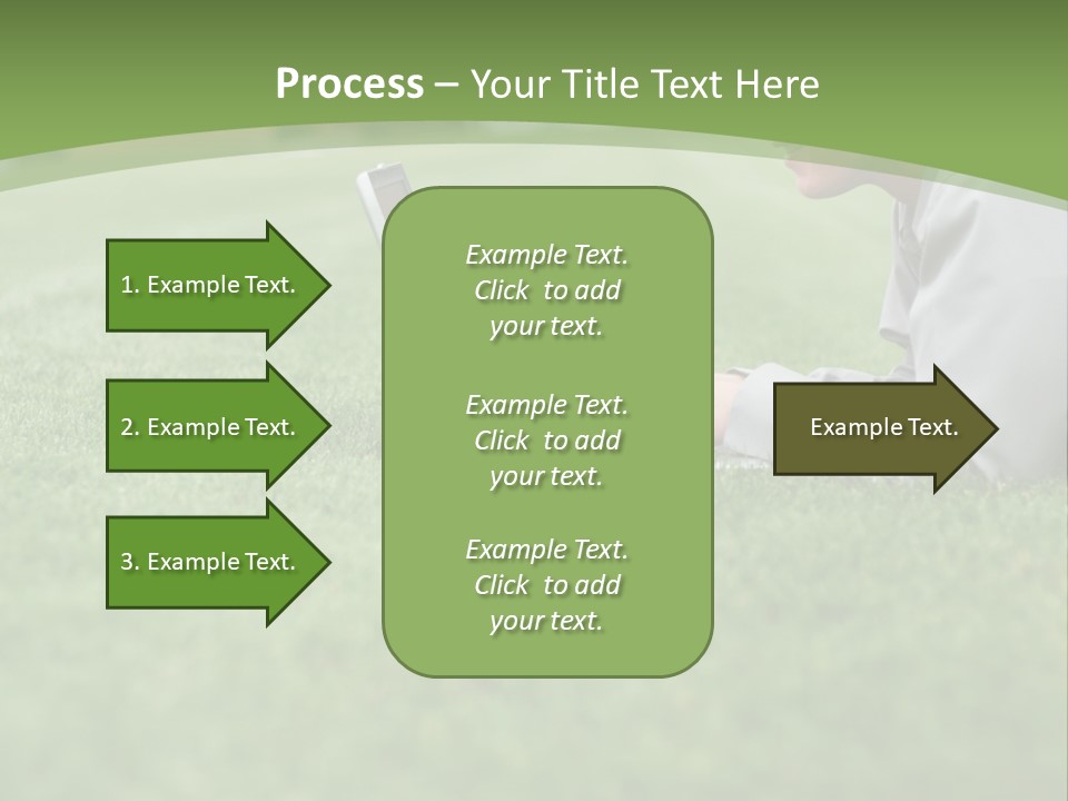 Chill Spring Hand PowerPoint Template