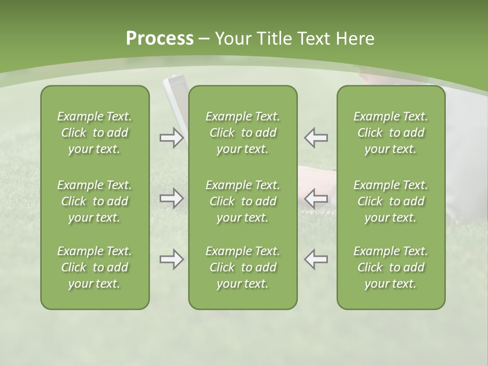 Chill Spring Hand PowerPoint Template