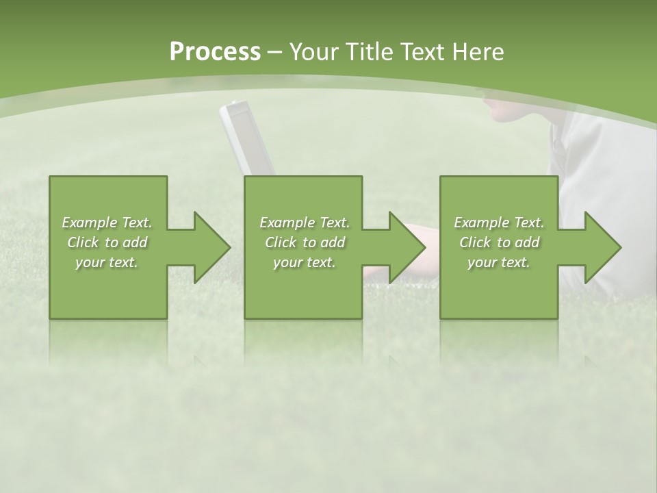 Chill Spring Hand PowerPoint Template